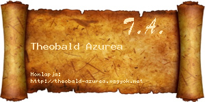 Theobald Azurea névjegykártya